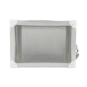 Louis Vuitton Shoulder Bag Epi Plage Soft Trunk Leather White Clear
